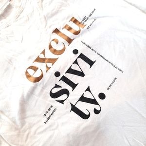 MANGO white typographic t shirt